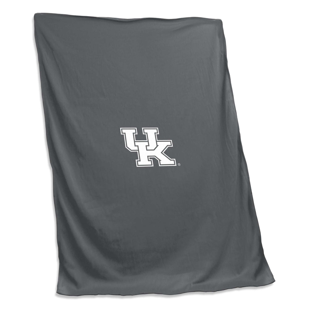 Kentucky Charcoal Sweatshirt Blanket (Screened) - Logo Brands - Flyclothing LLC