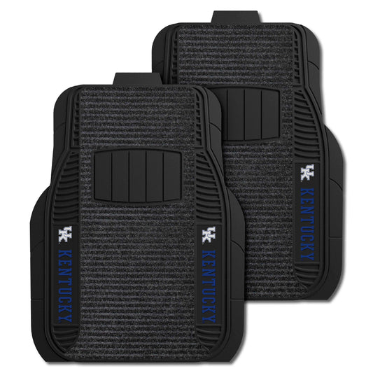 University of Kentucky 2-pc Deluxe Car Mat Set - Logo Brands - Flyclothing LLC