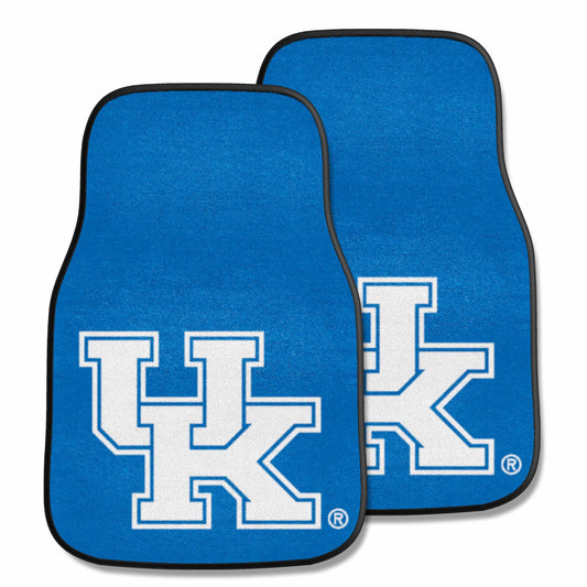 University of Kentucky 2-pc Carpet Car Mat Set - Logo Brands - Flyclothing LLC