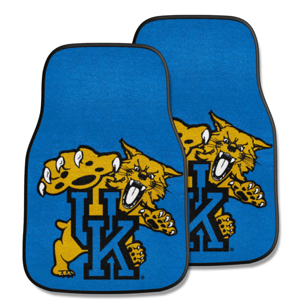University of Kentucky 2-pc Carpet Car Mat Set - Logo Brands - Flyclothing LLC