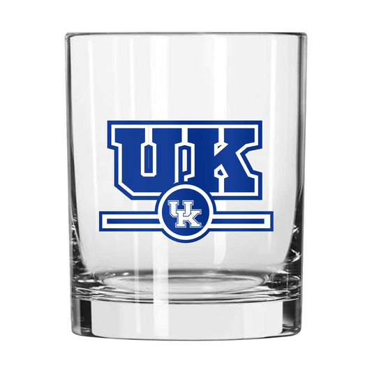 Kentucky 14oz Letterman Rocks Glass - Logo Brands - Flyclothing LLC