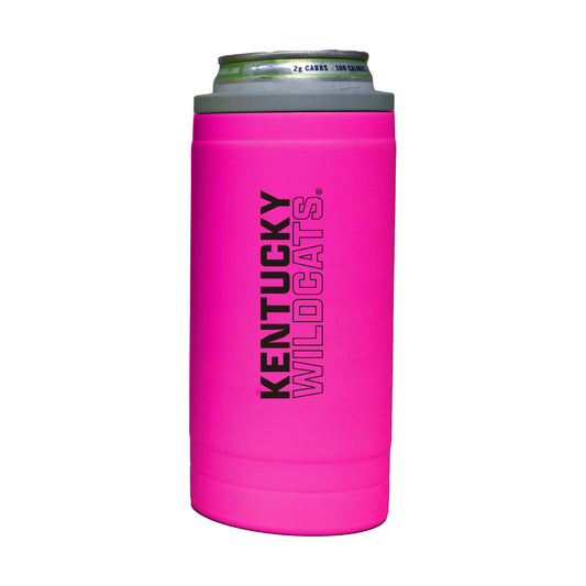 Kentucky 12oz Electric Stacked Soft Touch Slim Coolie - Logo Brands - Flyclothing LLC