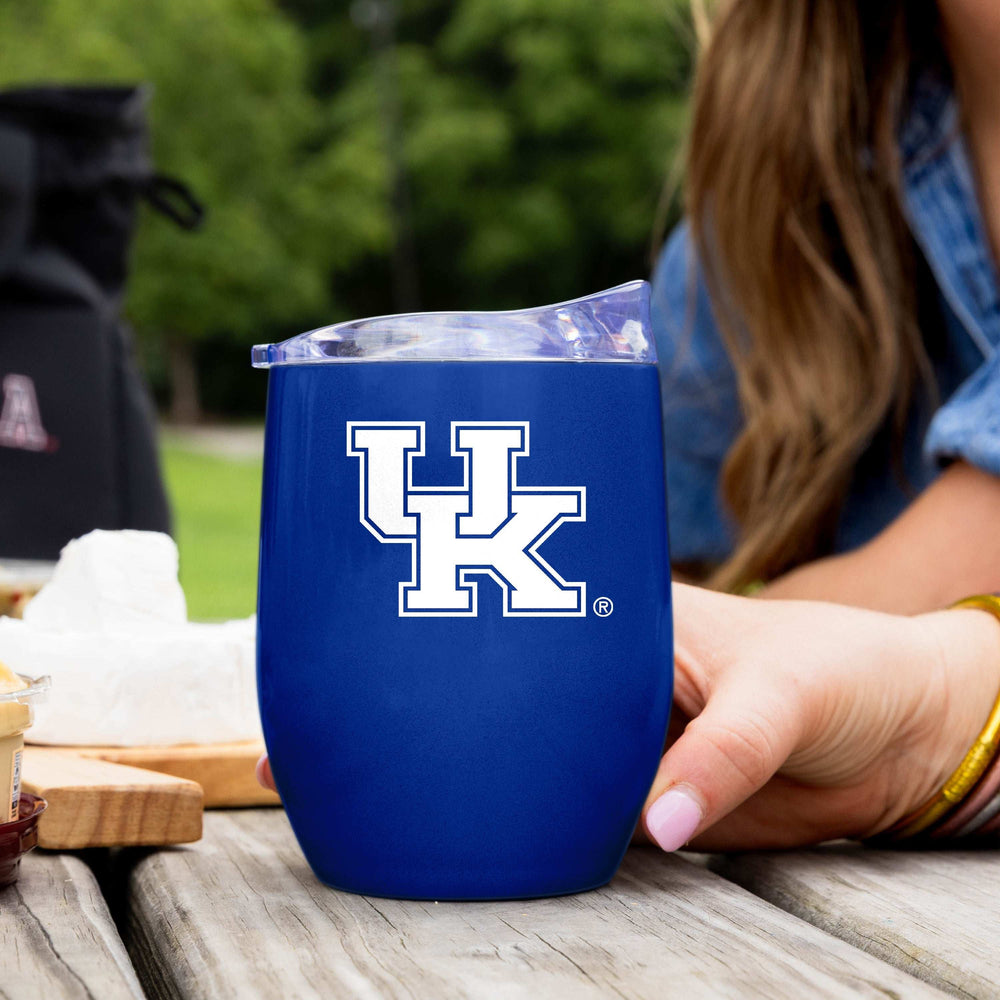 Kentucky 16oz Gameday Stainless Curved Beverage - Logo Brands - Flyclothing LLC