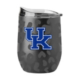 Kentucky Leopard 16oz Black Powdercoat Curved Beverage - Logo Brands - Flyclothing LLC