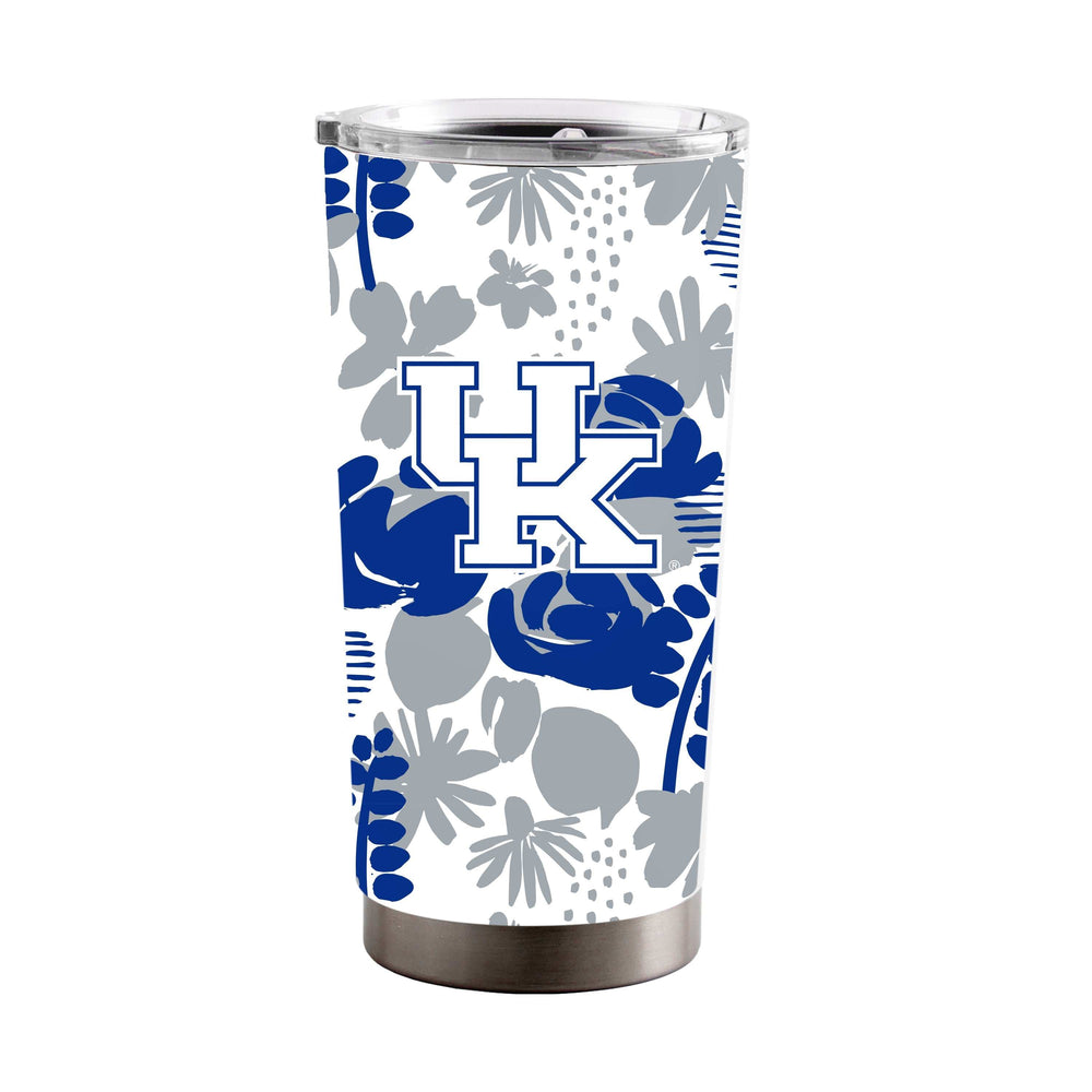 Kentucky 20oz Floral Stainless Steel Tumbler - Logo Brands - Flyclothing LLC