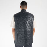 Otis CF Leather Vest, Navy