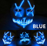 Halloween Led Glowing Full Face Mask