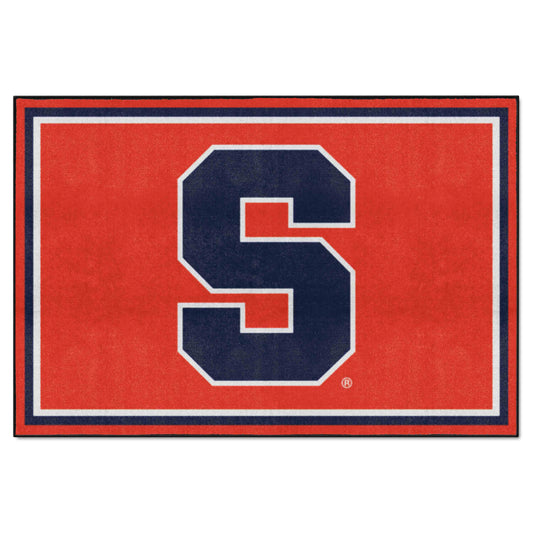 Syracuse Orange 5ft. x 8 ft. Plush Area Rug