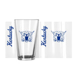 Kentucky Vault 16oz Gameday Pint Glass - Logo Brands - Flyclothing LLC