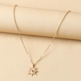 Sunburst Pendant Necklace - Trendsi - Flyclothing LLC