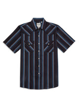 Men's Ely Cattleman Short Sleeve Stripe Western Snap Shirt - Ely Cattleman - Flyclothing LLC