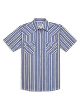Men's Ely Cattleman Short Sleeve Stripe Western Snap Shirt - Ely Cattleman - Flyclothing LLC
