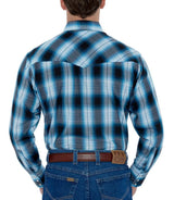 Men's Ely Cattleman Long Sleeve Plaid Western Snap Shirt - Ely Cattleman - Flyclothing LLC