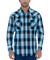 Men's Ely Cattleman Long Sleeve Plaid Western Snap Shirt - Ely Cattleman - Flyclothing LLC