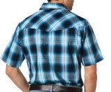 Men's Ely Cattleman Short Sleeve Plaid Western Snap Shirt - Ely Cattleman - Flyclothing LLC