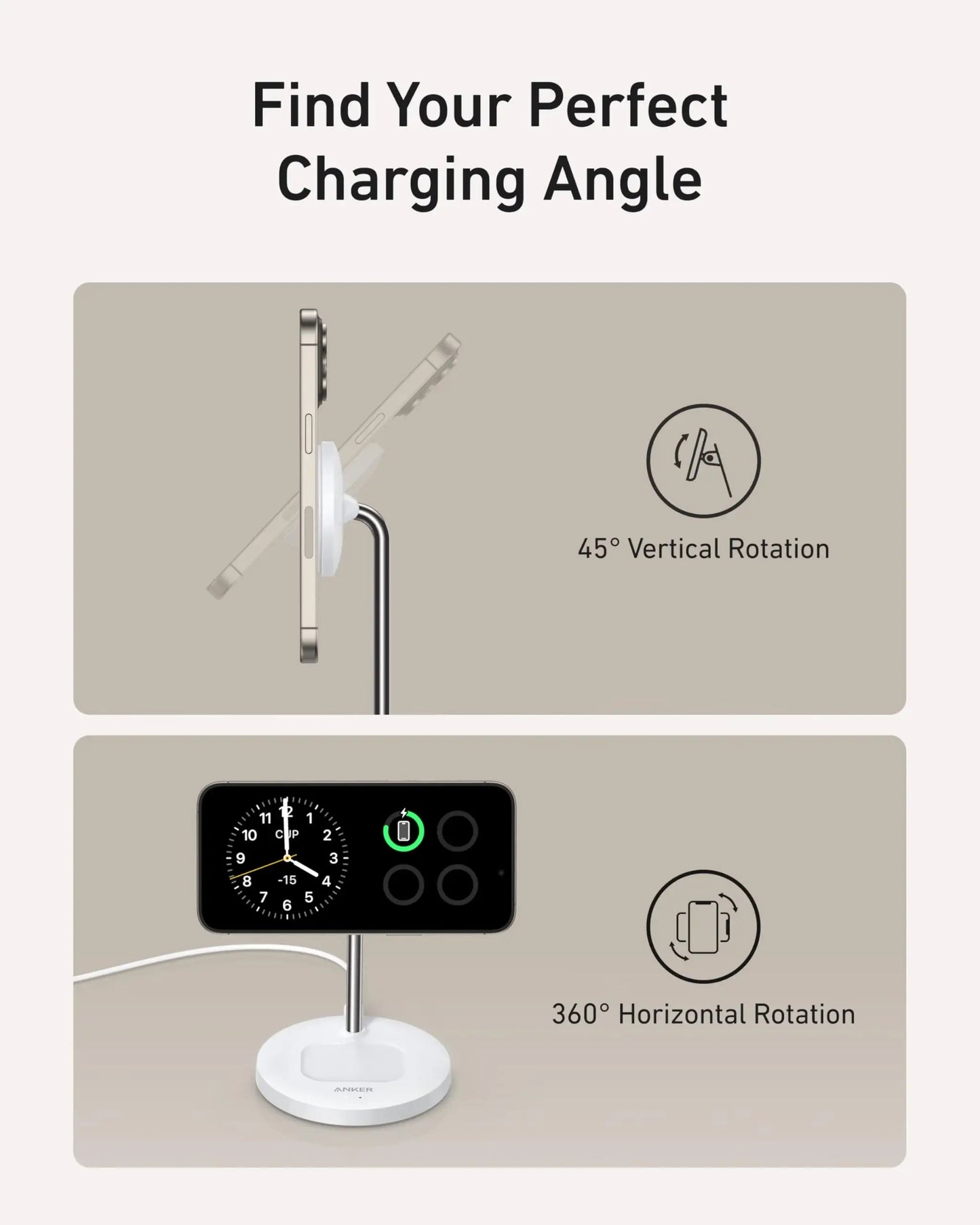 Anker MagGo Wireless Charger (2-in-1 Stand) BOA - Anker - Flyclothing LLC