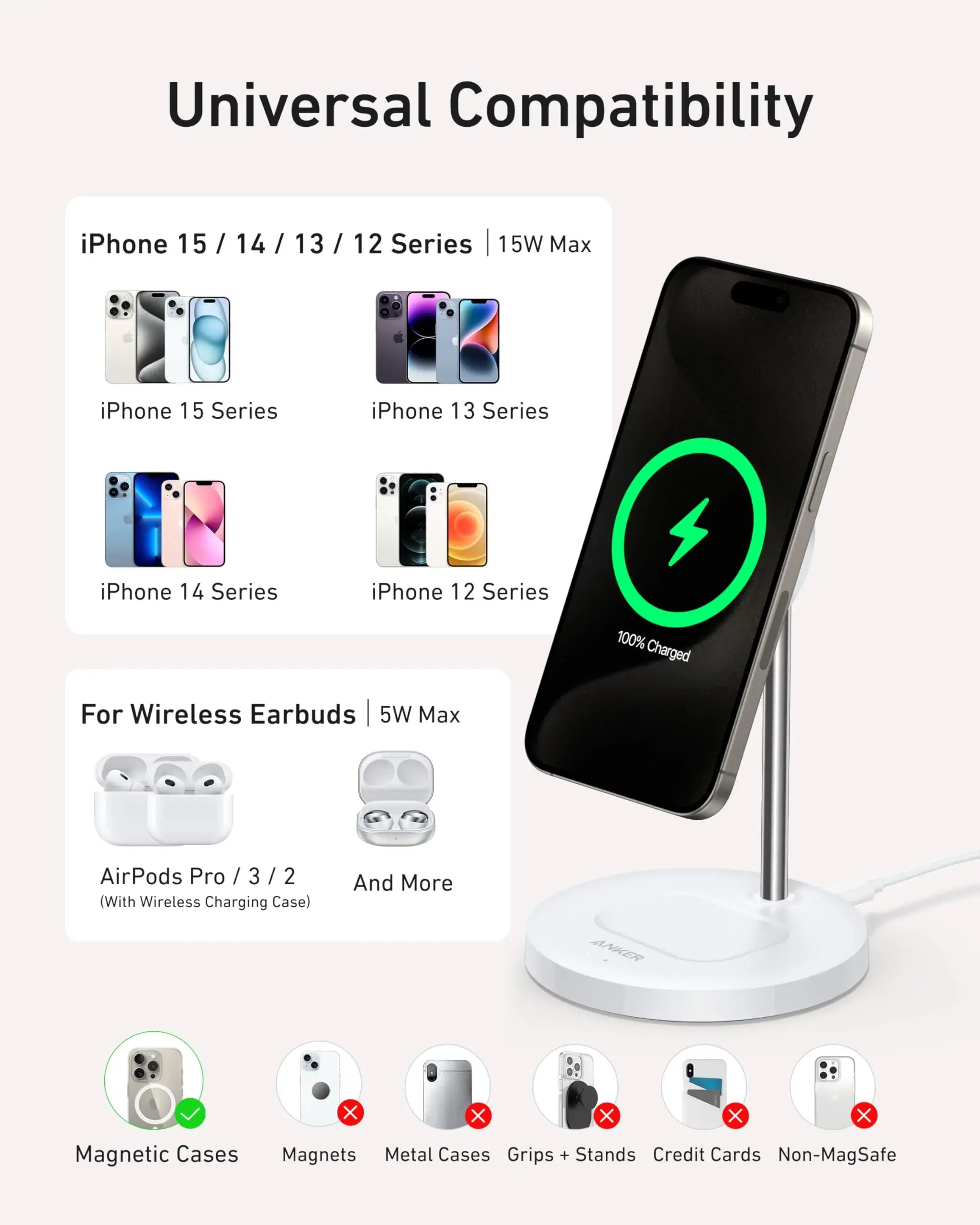 Anker MagGo Wireless Charger (2-in-1 Stand) BOA - Anker - Flyclothing LLC
