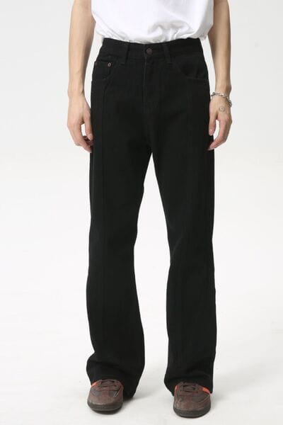 Baggy Jeans with Pockets - Trendsi