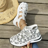Cutout Velcro Sandals - Trendsi - Flyclothing LLC