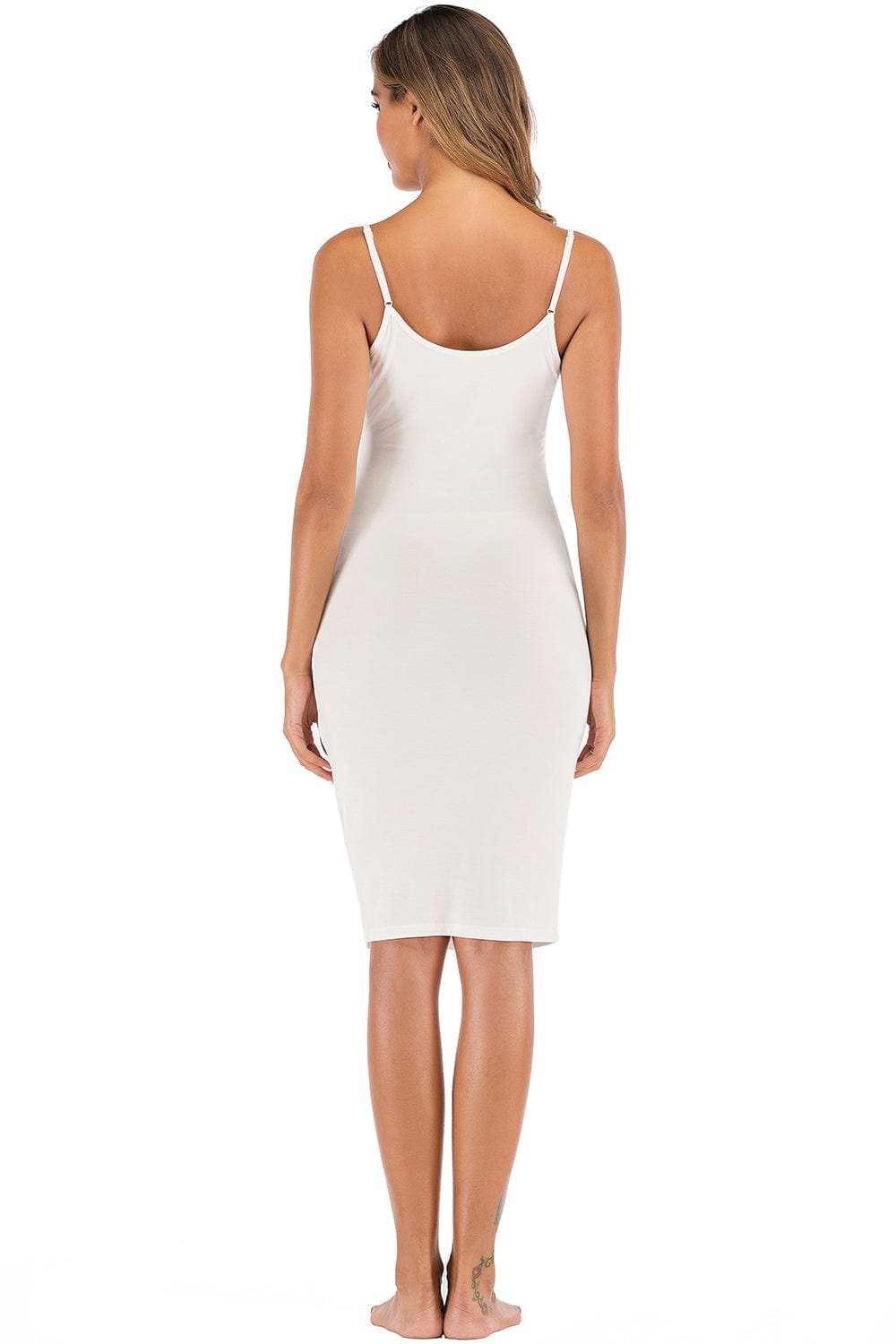 Lace Detail V-Neck Spaghetti Strap Lounge Dress - Trendsi - Flyclothing LLC