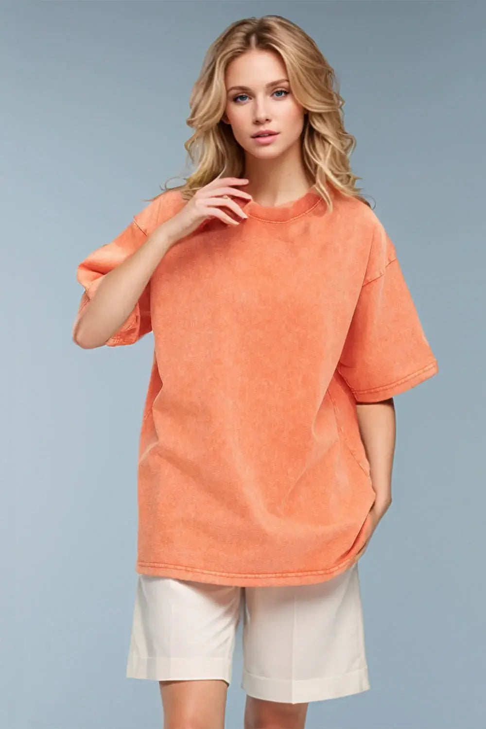 Basic Bae Round Neck Half Sleeve T-Shirt - ShopBasicbae - Flyclothing LLC