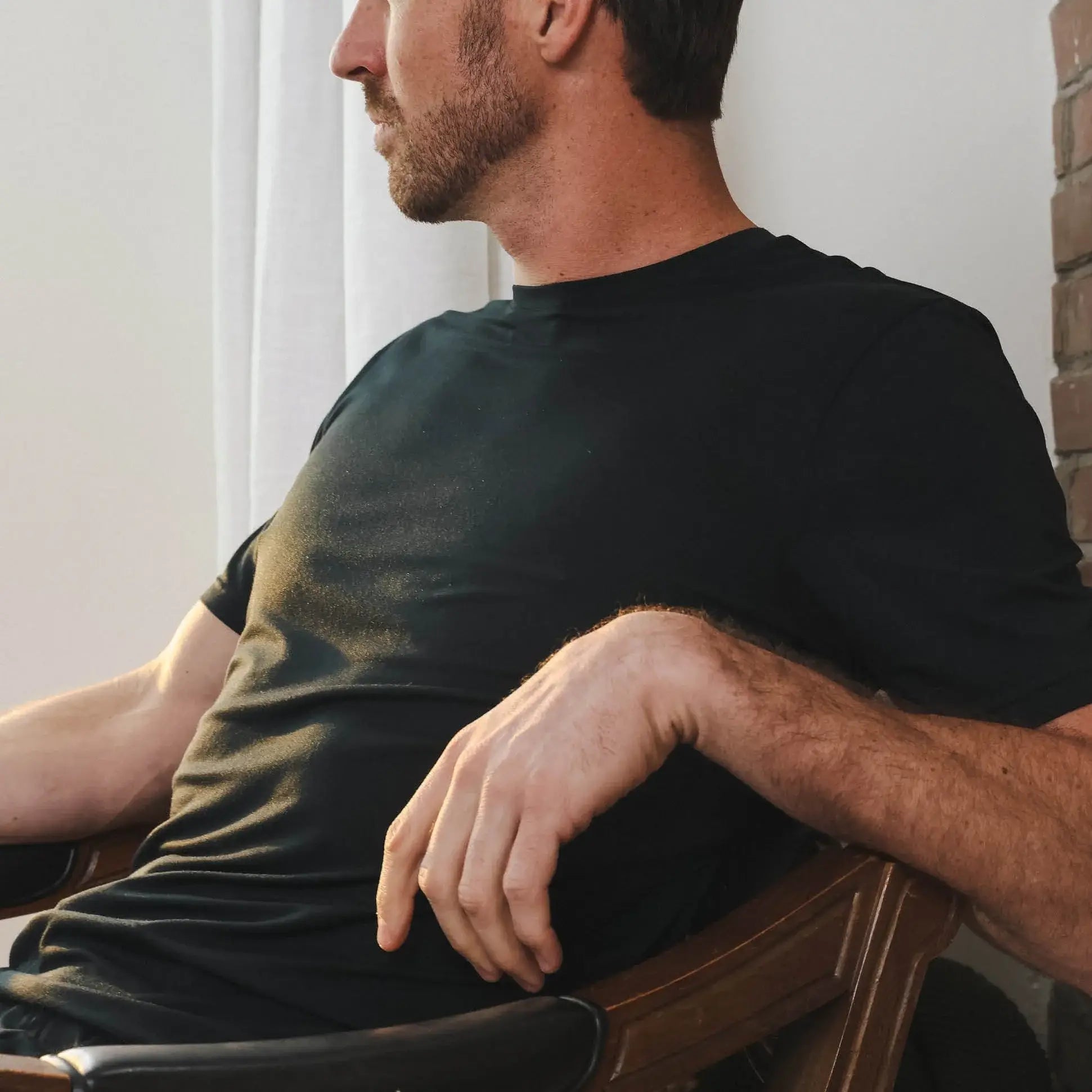 The Threat Level Midnight | Black SleepDeep™ Men’s Pajama Shirt - Shinesty - Flyclothing LLC
