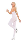 Elegant Memories White Opaque Bodystocking 1601
