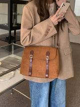 Adjustable Strap Buckle Crossbody Bag - Trendsi - Flyclothing LLC