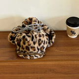 Leopard Print Faux Fur Trapper Hat - Trendsi - Flyclothing LLC