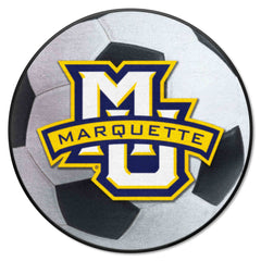 Marquette Golden Eagles Soccer Ball Rug - 27in. Diameter - Marquette