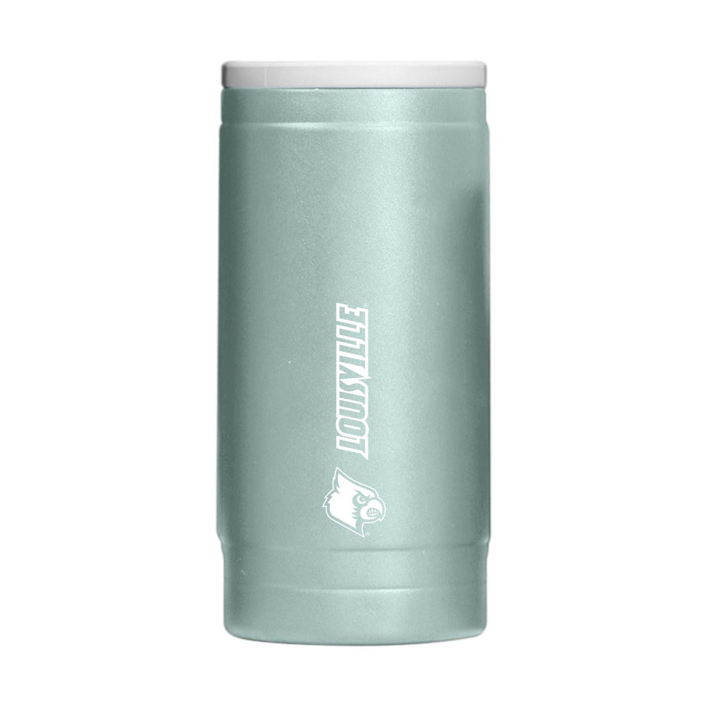 Louisville Vertical Powder Coat Slim Can Coolie - Logo Brands - Flyclothing LLC