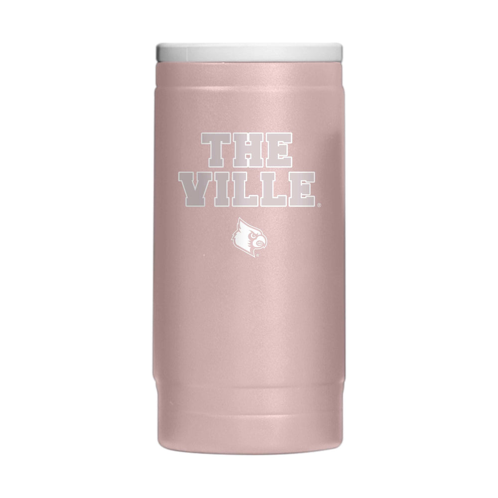 Louisville Stencil Powder Coat Slim Can Coolie - Logo Brands - Flyclothing LLC