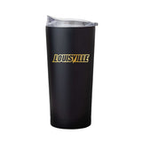 Louisville Black 20oz Foil Powder Coat Tumbler