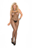 Elegant Memories Black Crochet Bodystocking 1614q