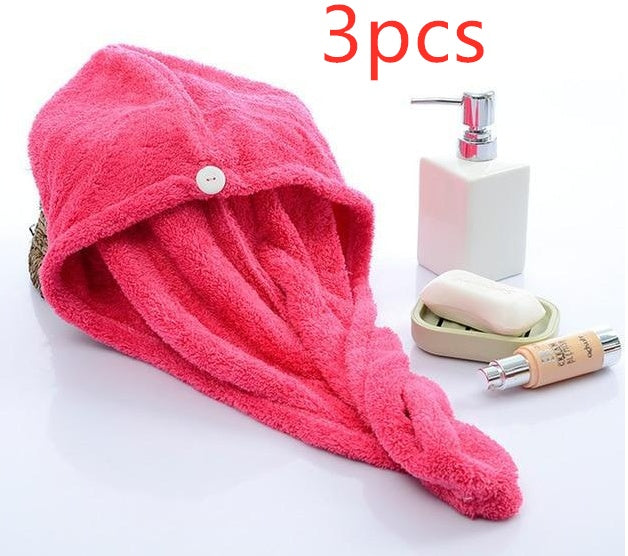 Women's Hair Dryer Cap, Absorbent Dry Hair Towel - My Store - Flyclothing LLC
