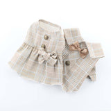 Khaki Suit Dress Cat And Dog Costume - My Store - Flyclothing LLC