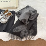 Leopard Heart Warm Scarf - Trendsi - Flyclothing LLC