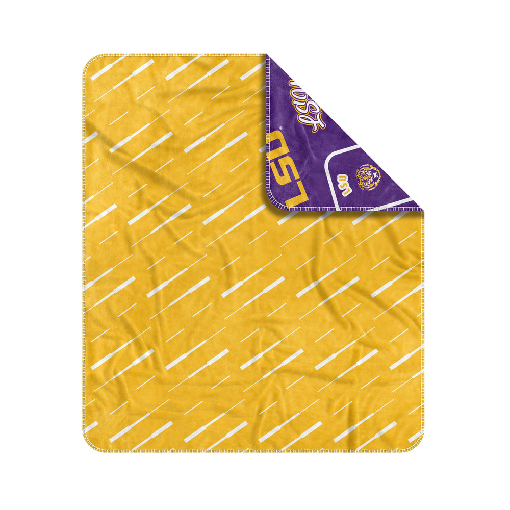 LSU Dream Weave Throw 50x60 - Logo Brands - Flyclothing LLC