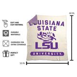 LSU Luxe Prime Dreams Throw - Logo Brands - Flyclothing LLC