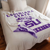 LSU Luxe Prime Dreams Throw - Logo Brands - Flyclothing LLC