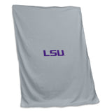 LSU Sweatshirt Gray Blanket (Screened) - Logo Brands - Flyclothing LLC