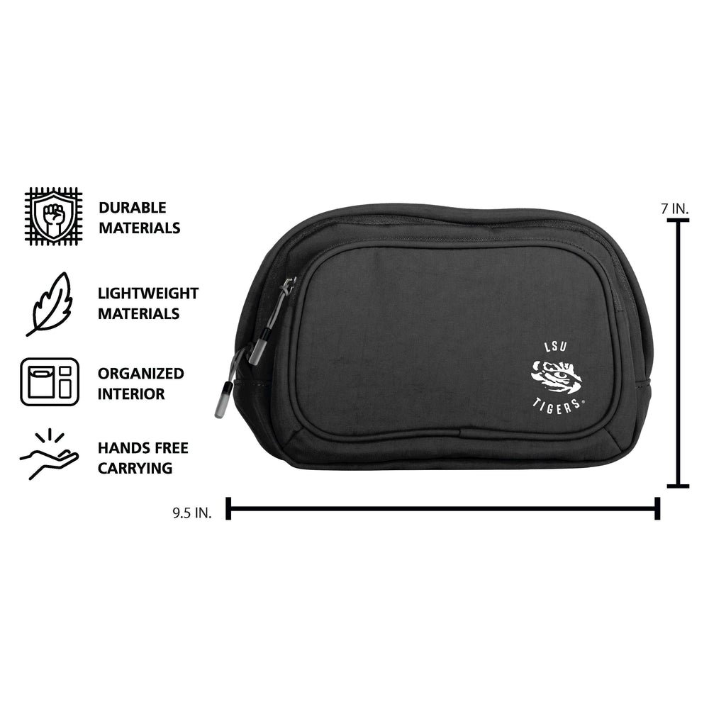 LSU Black Everyday Belt Bag - Logo Brands - Flyclothing LLC