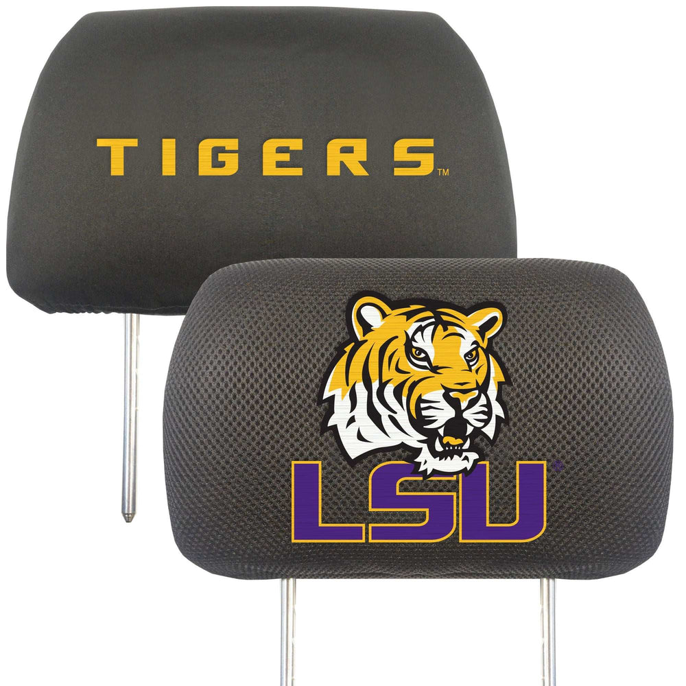 LSU Head Rest Cover - Logo Brands - Flyclothing LLC