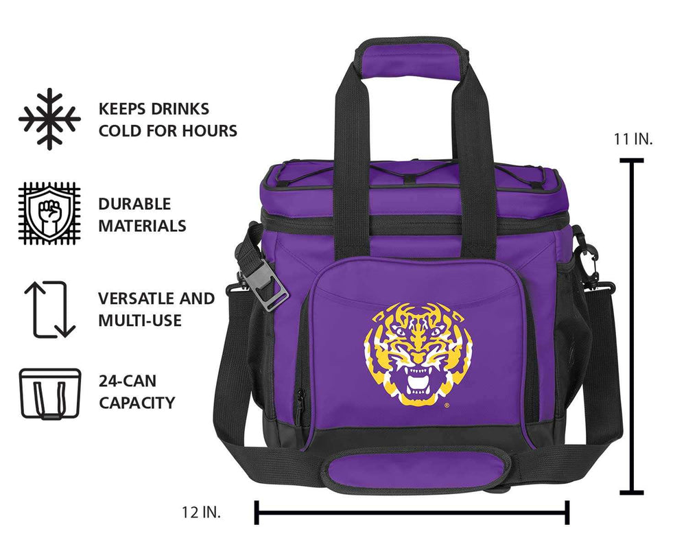 LSU 24 Flex Can Cooler - Logo Brands - Flyclothing LLC