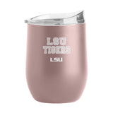 LSU 16oz Stencil Powder Coat Curved Beverage - Logo Brands - Flyclothing LLC