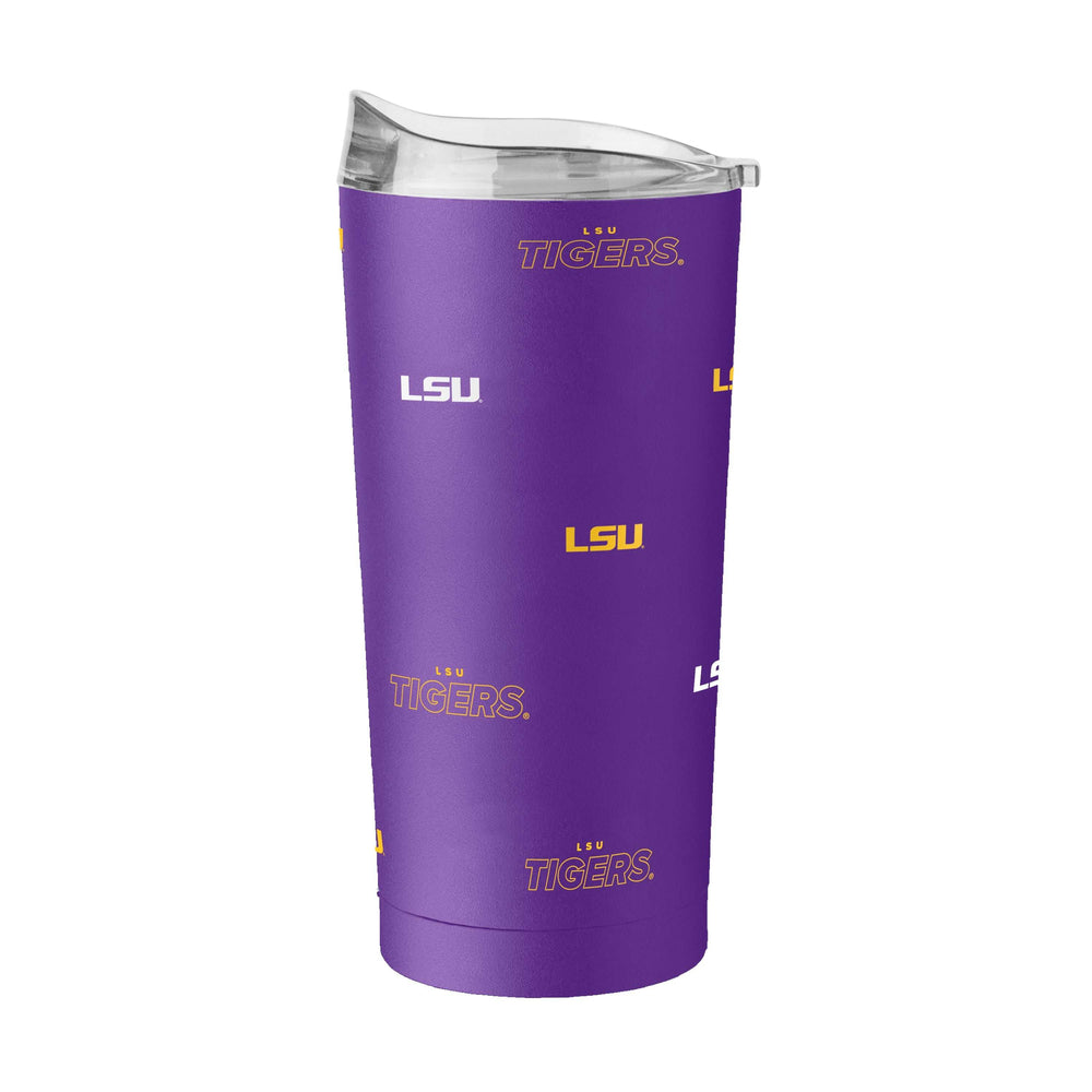 LSU 20oz Step And Repeat Powder Coat Tumbler - Logo Brands - Flyclothing LLC