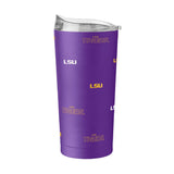 LSU 20oz Step And Repeat Powder Coat Tumbler - Logo Brands - Flyclothing LLC