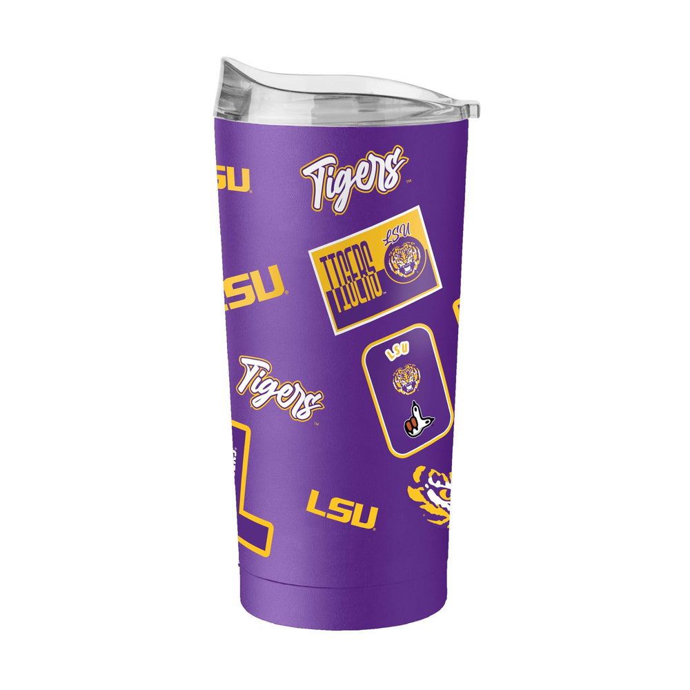 LSU 20oz Dreamweave Powder Coat Tumbler - Logo Brands - Flyclothing LLC