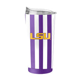 LSU 20oz Striped Powder Coat Tumbler - Logo Brands - Flyclothing LLC