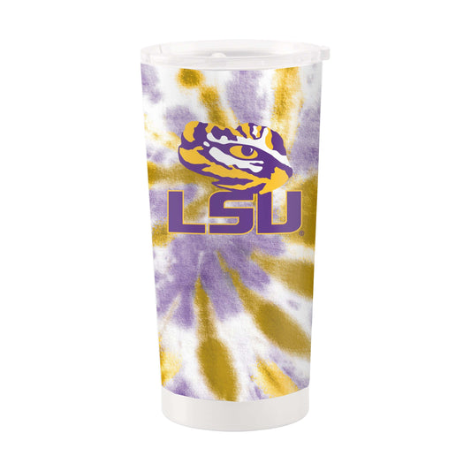 LSU 20oz Tie Dye Stainless Steel Tumbler - Logo Brands - Flyclothing LLC